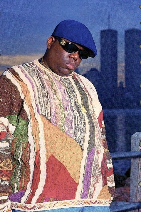 定期入れの COOGI クージー ニット セーター カーディガン biggie 2pac